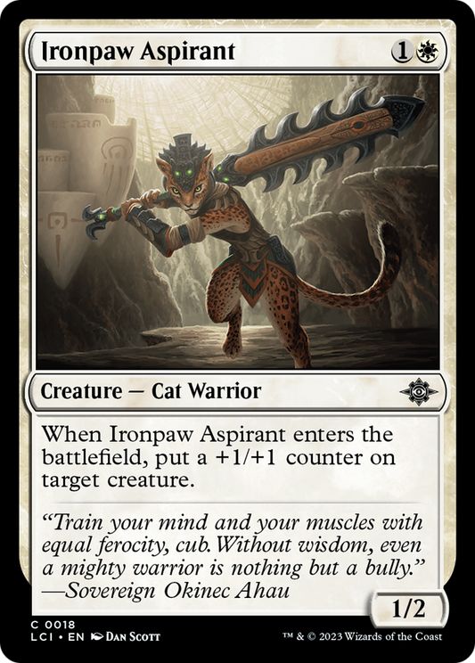 Ironpaw Aspirant (LCI-018) - The Lost Caverns of Ixalan Foil