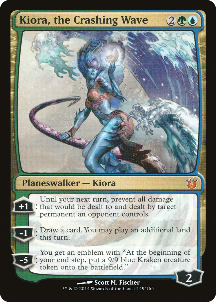 Kiora, the Crashing Wave (BNG-149) - Born of the Gods
