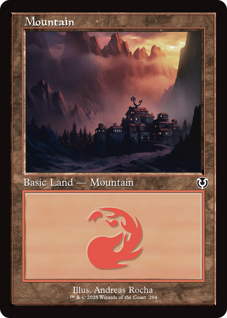 Mountain (294) (Retro Frame) (INR-294) - Innistrad Remastered