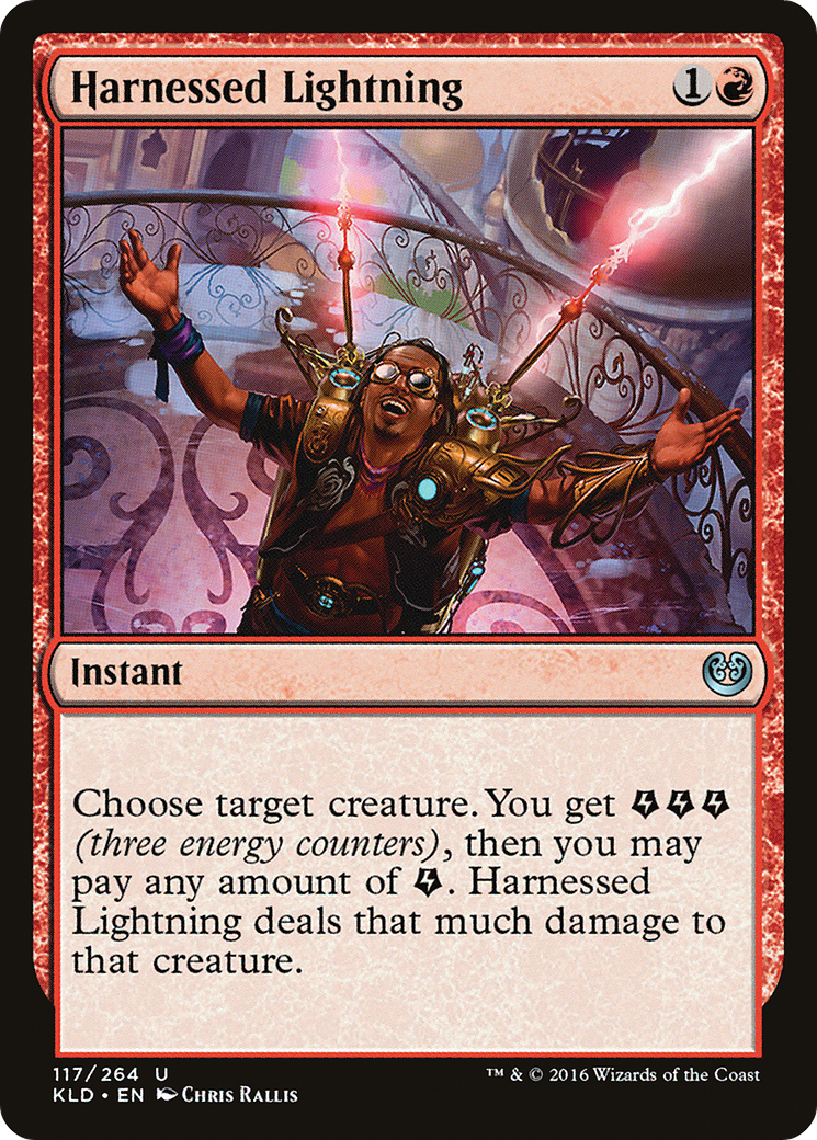 Harnessed Lightning (KLD-117) - Kaladesh