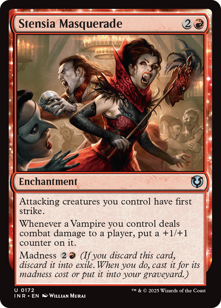Stensia Masquerade (INR-172) - Innistrad Remastered: (enchantment) Foil