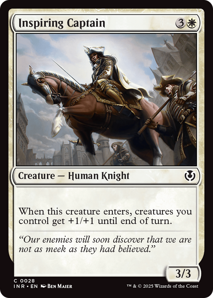 Inspiring Captain (INR-028) - Innistrad Remastered Foil