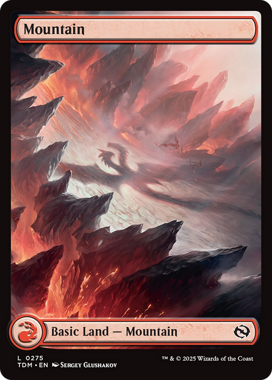 Mountain (TDM-275) - Tarkir: Dragonstorm Foil