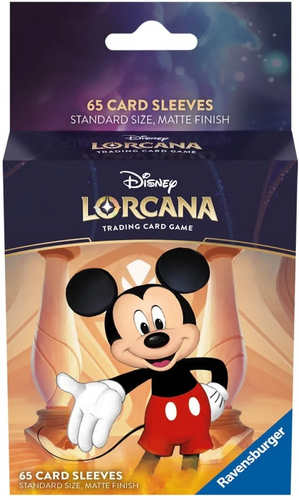 Disney Lorcana Supplies - Sleeves Mickey Mouse 65ct