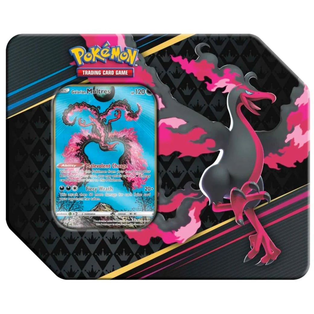 Crown Zenith Tin - Galarian Moltres