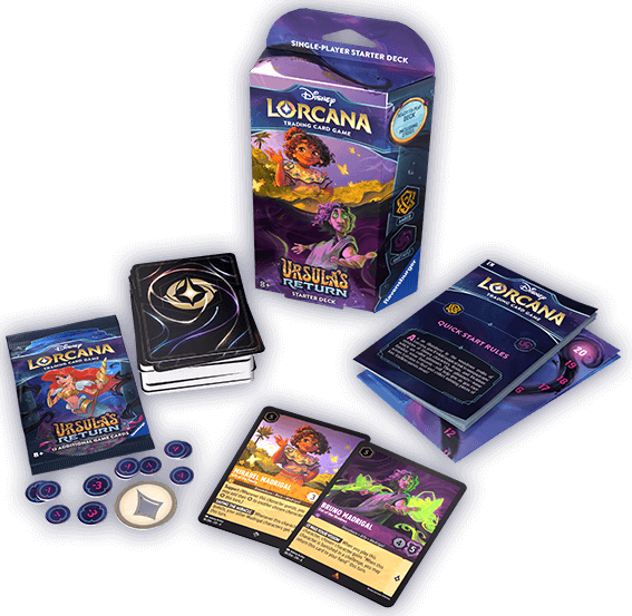 Disney Lorcana: Ursula's Return Starter Deck - Sapphire/Steel