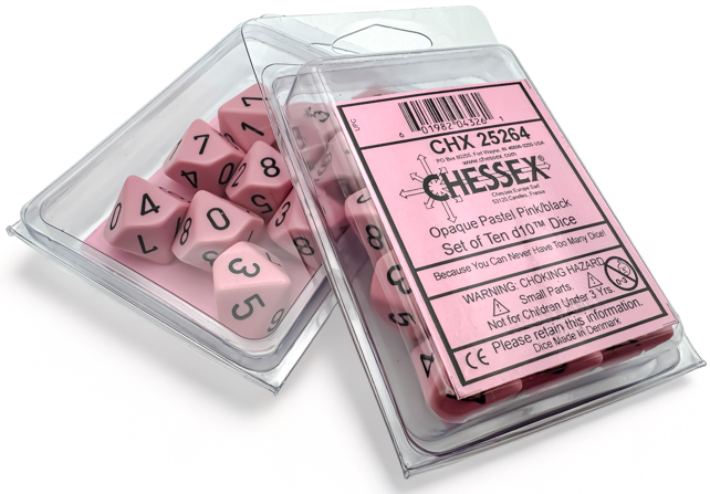 OPAQUE 10D10 PASTEL PINK/BLACK