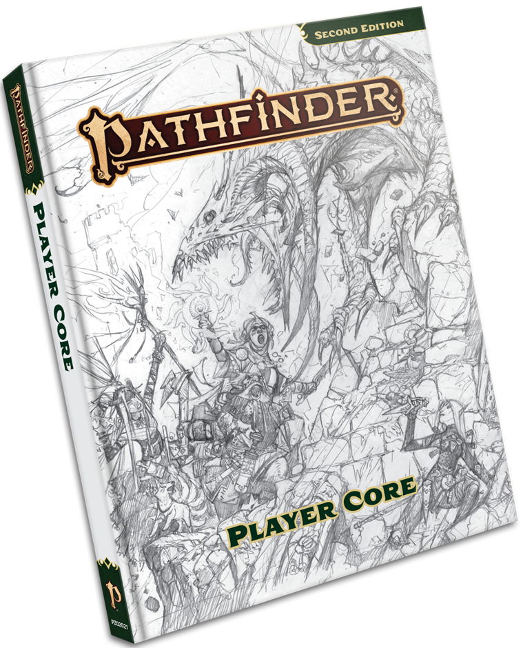 Pathfinder 2E Remaster - Player Core Book Sketch Edition