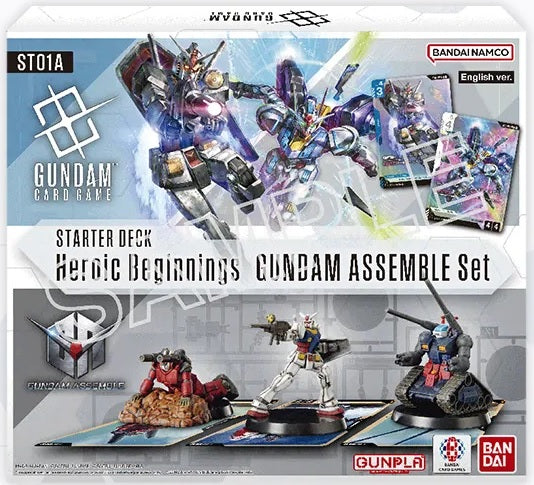 GUNDAM CG ST-01A GUNDAM ASSEMBLE/HEROIC BEGINNINGS STARTER SET