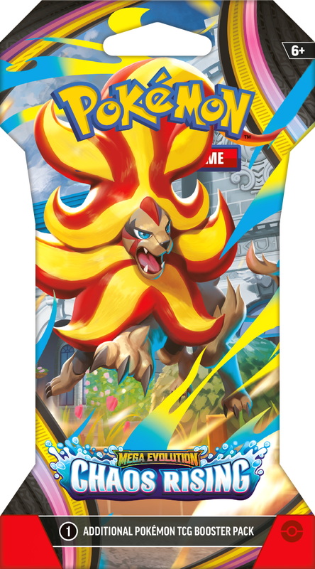 SLEEVED POKEMON ME04 CHAOS RISING PACK