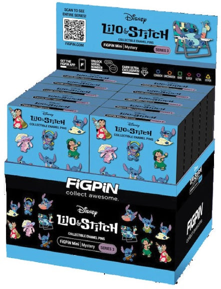 FIGPIN LILO AND STITCH SERIES 3 MYSTERY MINIS