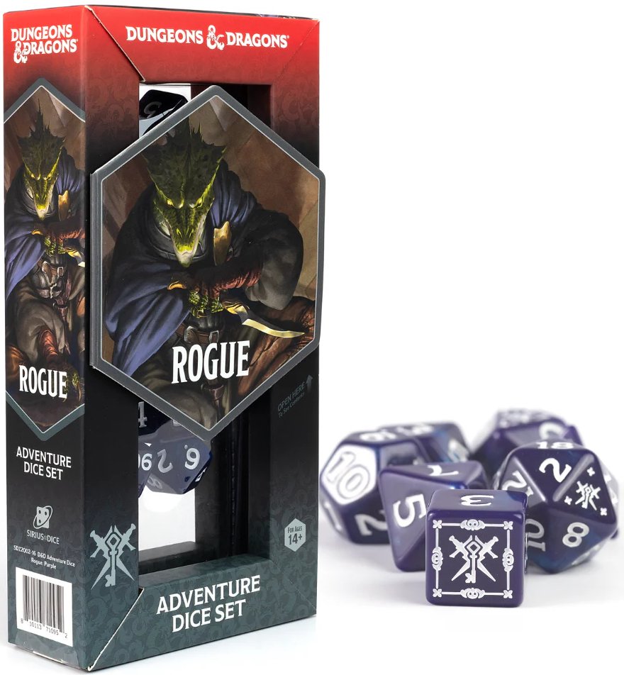 DND ADVENTURE DICE ROGUE: PURPLE