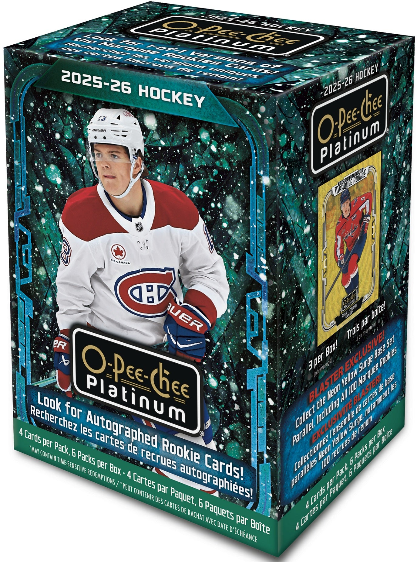 UD O-PEE-CHEE PLATINUM HOCKEY 25/26 BLASTER