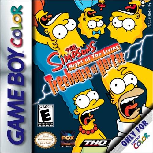 The Simpsons: Night of the Living Treehouse of Horror - Game Boy Color (GBC)