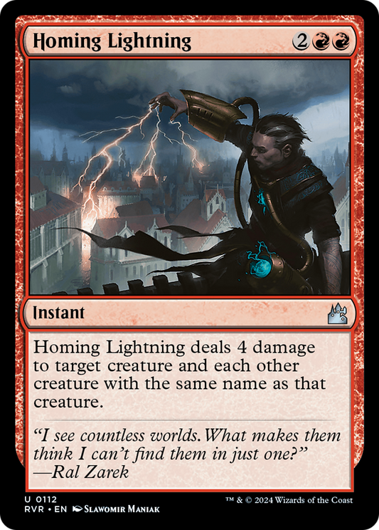 Homing Lightning (RVR-112) - Ravnica Remastered