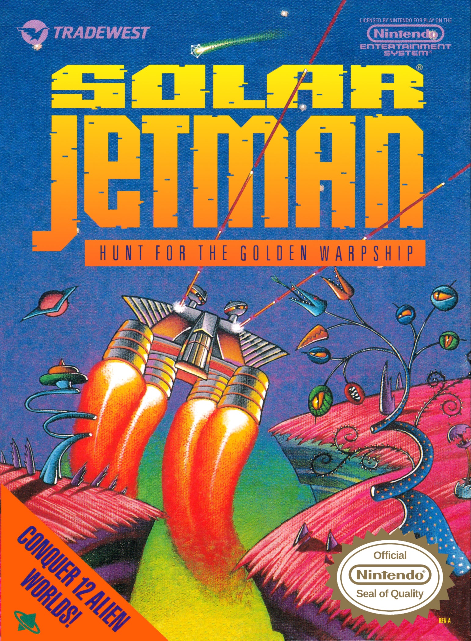 Solar Jetman: Hunt for the Golden Warpship - Nintendo (NES)