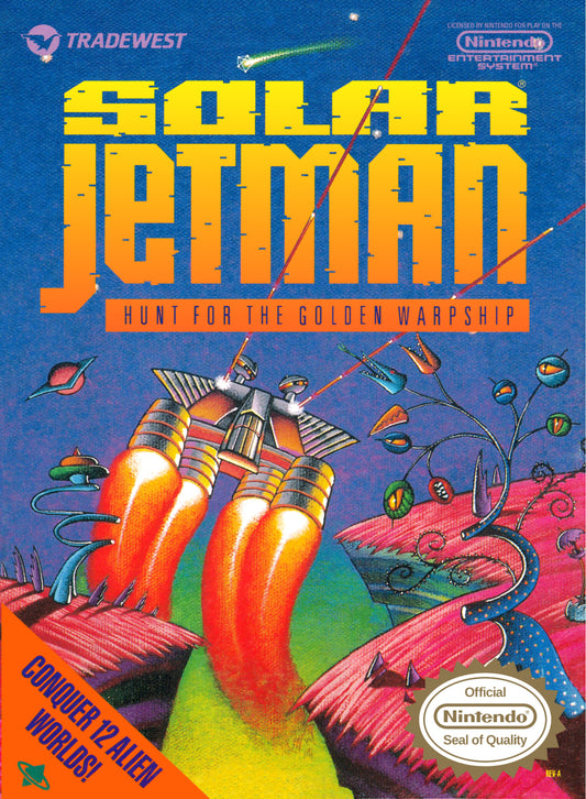 Solar Jetman: Hunt for the Golden Warpship - Nintendo (NES)