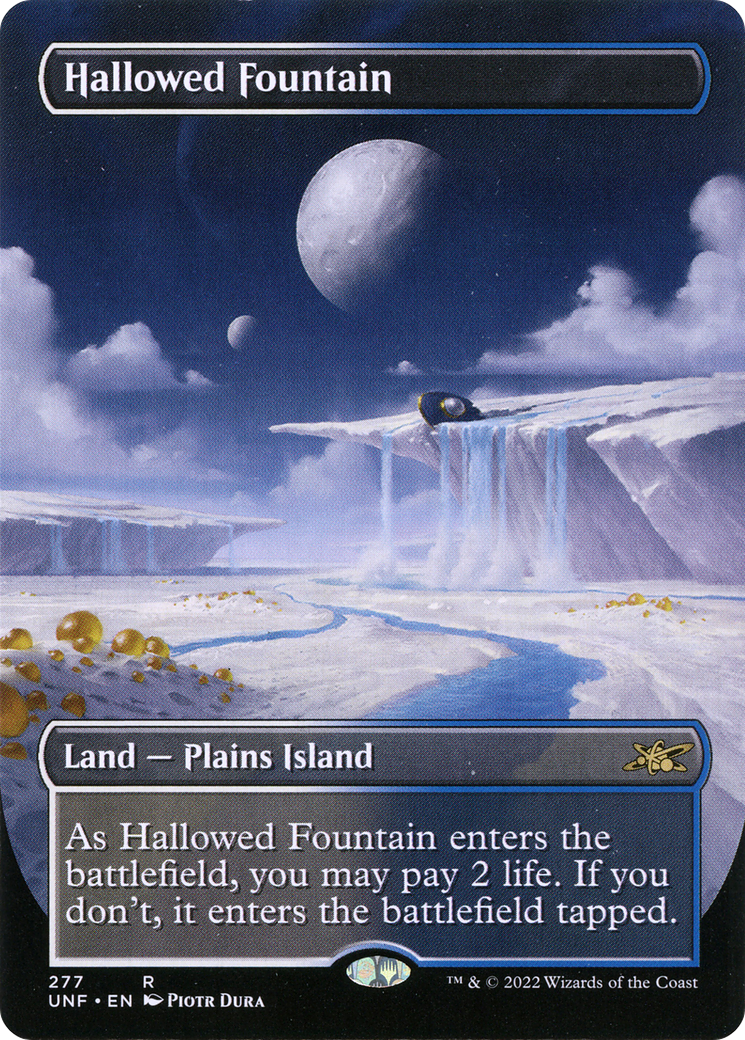 Hallowed Fountain (UNF-277) - Unfinity (Borderless) Foil