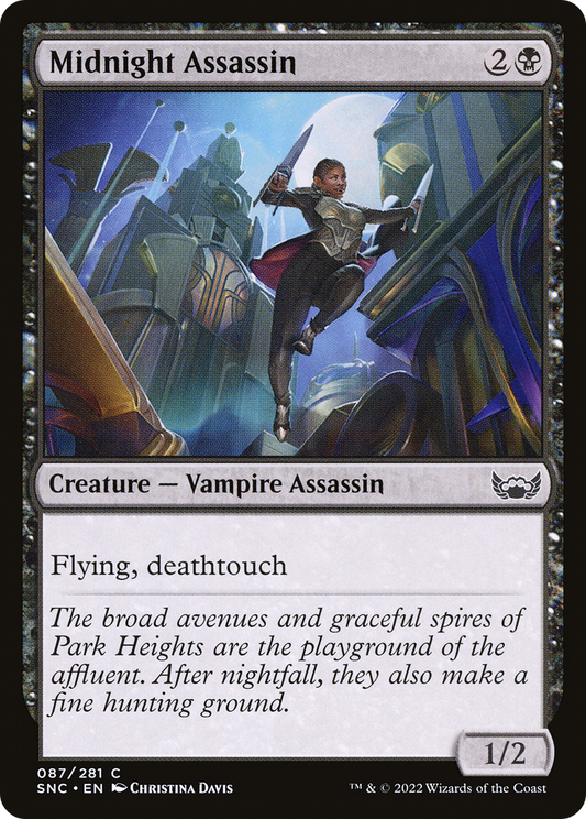 Midnight Assassin (SNC-087) - Streets of New Capenna Foil