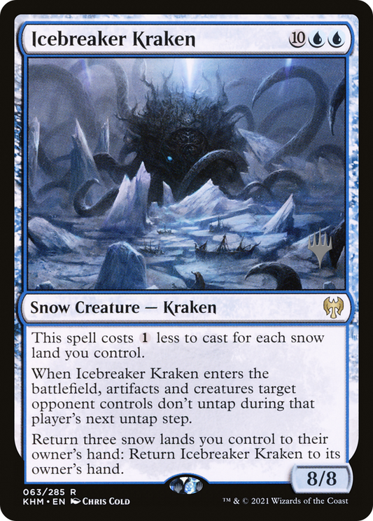 Icebreaker Kraken (PPKHM-63P) - Kaldheim Promos: (snow)