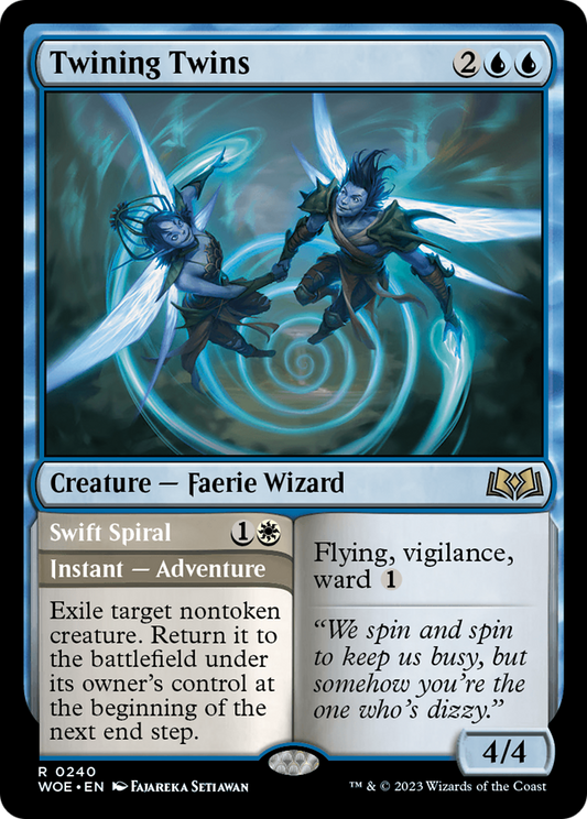 Twining Twins // Swift Spiral (WOE-240) - Wilds of Eldraine