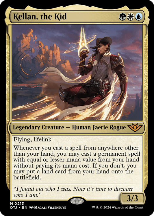 Kellan, the Kid (OTJ-213) - Outlaws of Thunder Junction Foil