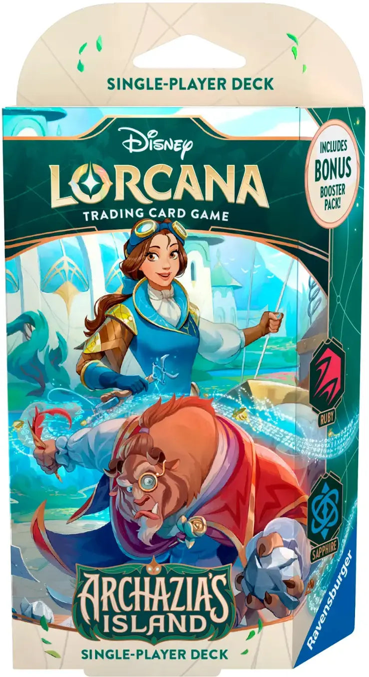 Disney Lorcana: Archazia's Island Starter deck- Beauty and the beast