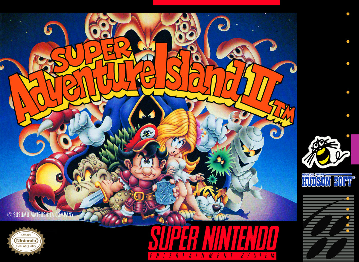 Super Adventure Island 2 - Super Nintendo (SNES)