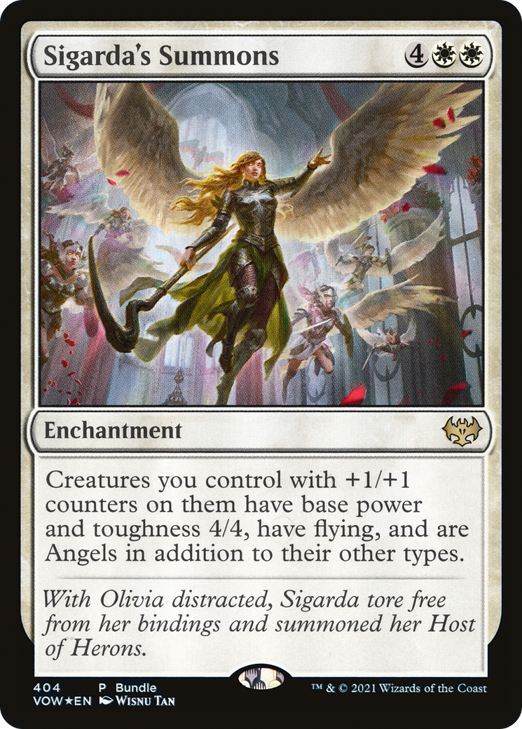 Sigarda's Summons (VOW Bundle) (UMP-404) - Innistrad: Crimson Vow Foil