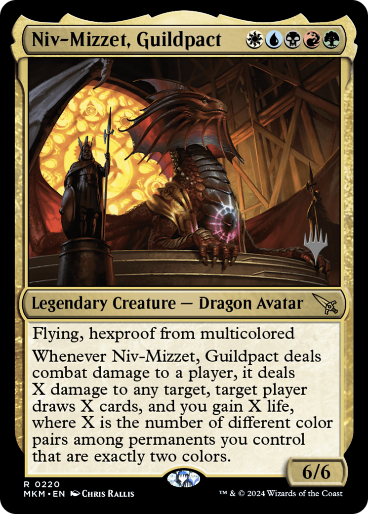 Niv-Mizzet, Guildpact (PPMKM-220P) - Murders at Karlov Manor Promos Foil