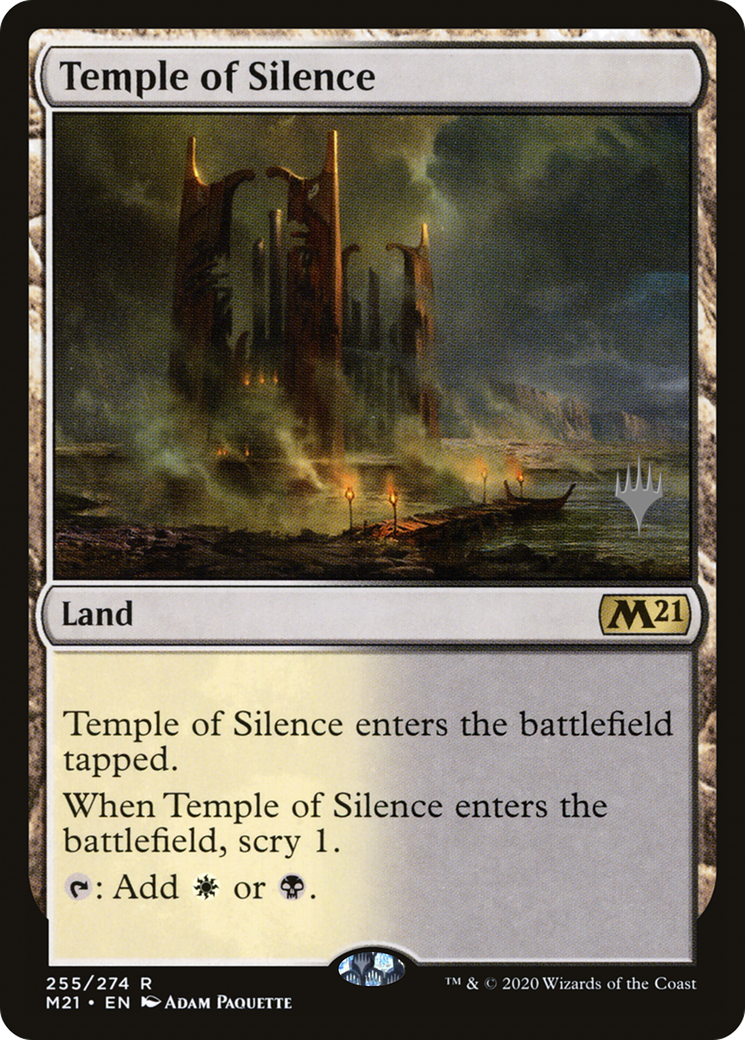 Temple of Silence (PPM21-255) - Core Set 2021 Promos Foil