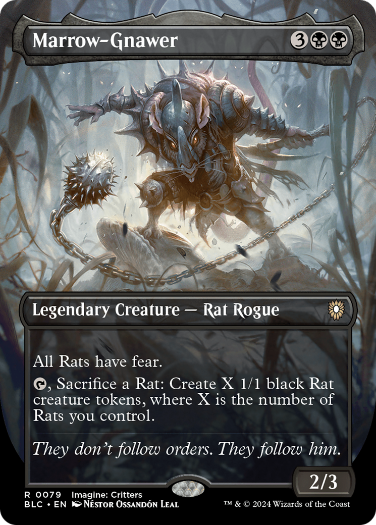 Marrow-Gnawer (BLC-079) - Bloomburrow Commander (Borderless)