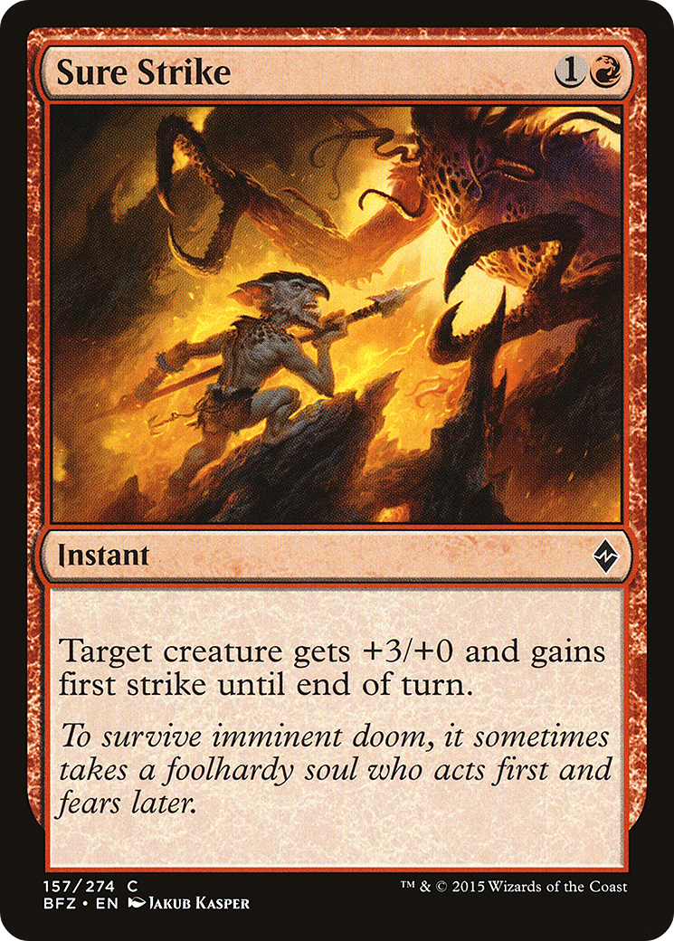 Sure Strike (BFZ-157) - Battle for Zendikar