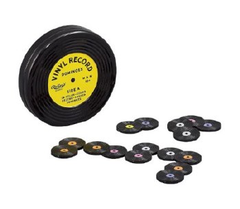 Vinyl Record Dominoes