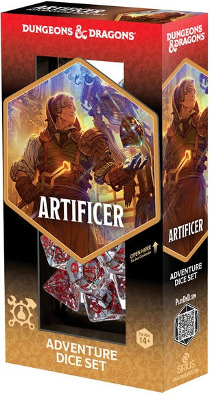 DND ADVENTURE DICE ARTIFICER CLEAR