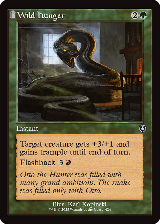 Wild Hunger (Retro Frame) (INR-424) - Innistrad Remastered: (tombstone)
