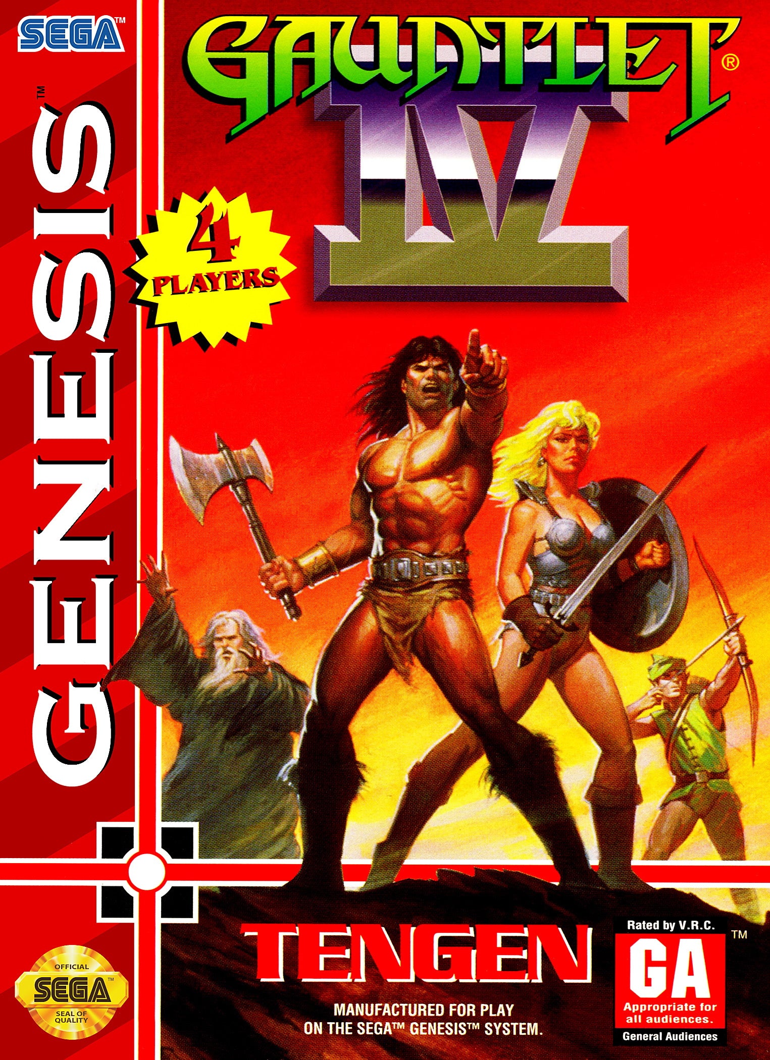 Gauntlet IV - Sega Genesis