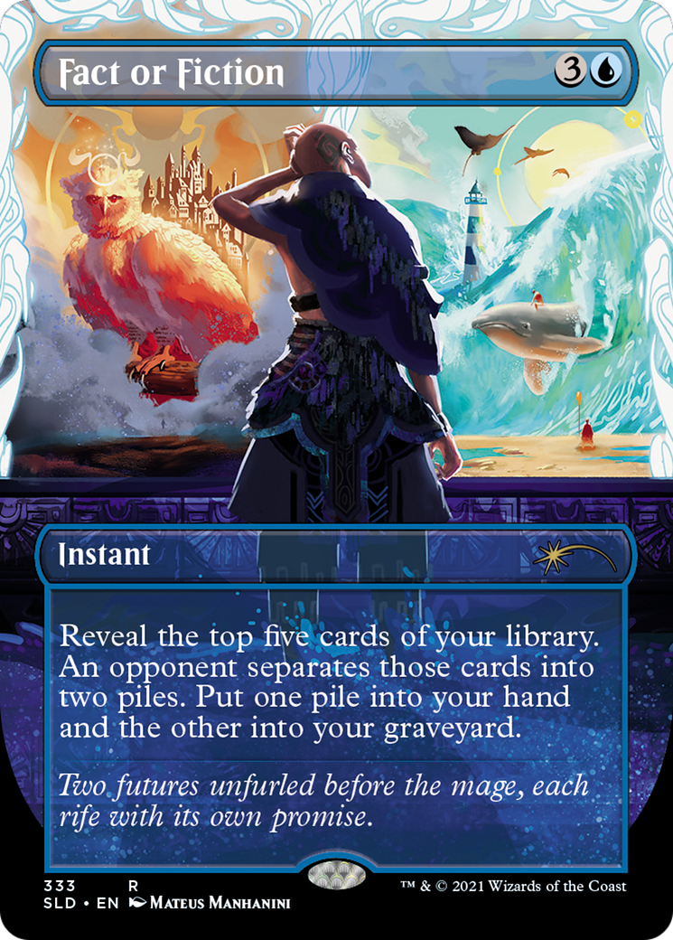 Fact or Fiction (333) (SLD-333) - Secret Lair Drop (Borderless) Foil