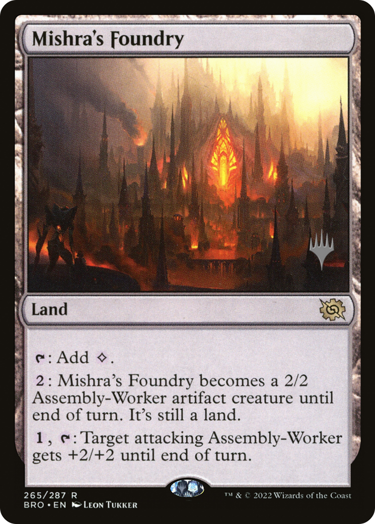 Mishra's Foundry (PPBRO-265) - The Brothers' War Promos