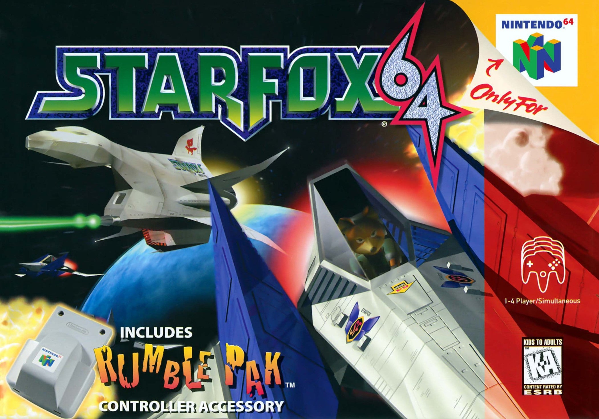 Star Fox 64 - Nintendo 64 (N64)