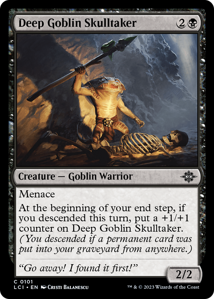 Deep Goblin Skulltaker (LCI-101) - The Lost Caverns of Ixalan Foil