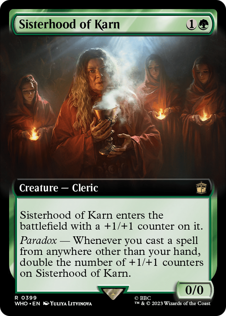 Sisterhood of Karn (WHO-399) - Doctor Who: (Extended Art)