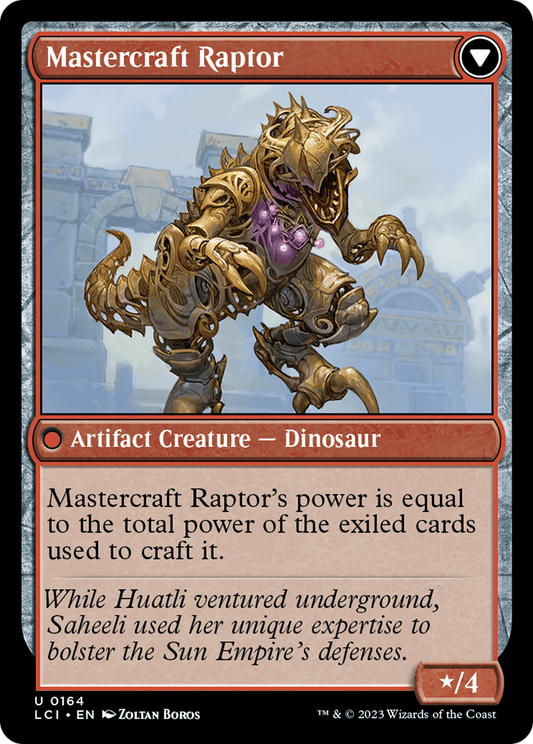 Saheeli's Lattice // Mastercraft Raptor (LCI-164) - The Lost Caverns of Ixalan