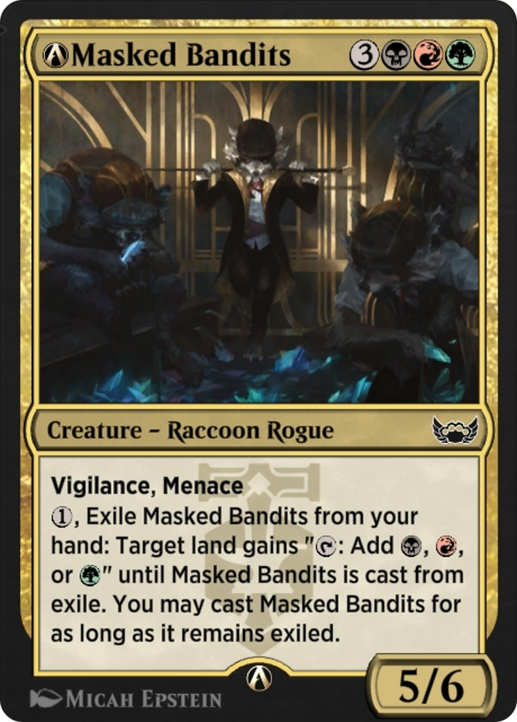 A-Masked Bandits (SNC-A-201) - Streets of New Capenna