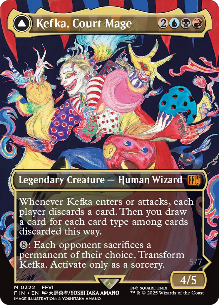 Kefka, Court Mage (Borderless) (0322) (FIN-322) - FINAL FANTASY (Borderless)