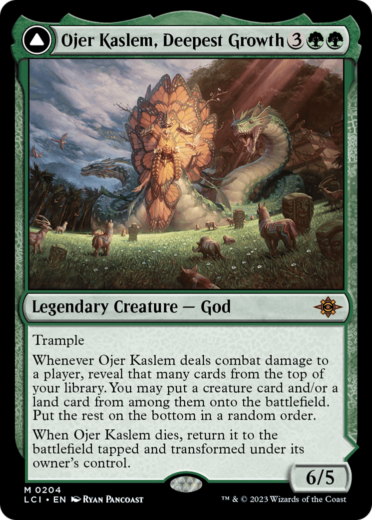 Ojer Kaslem, Deepest Growth // Temple of Cultivation (LCI-204) - The Lost Caverns of Ixalan Foil