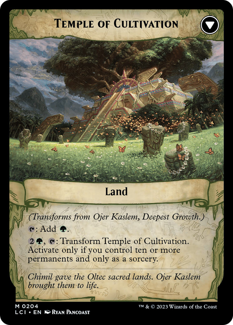 Ojer Kaslem, Deepest Growth // Temple of Cultivation (LCI-204) - The Lost Caverns of Ixalan Foil
