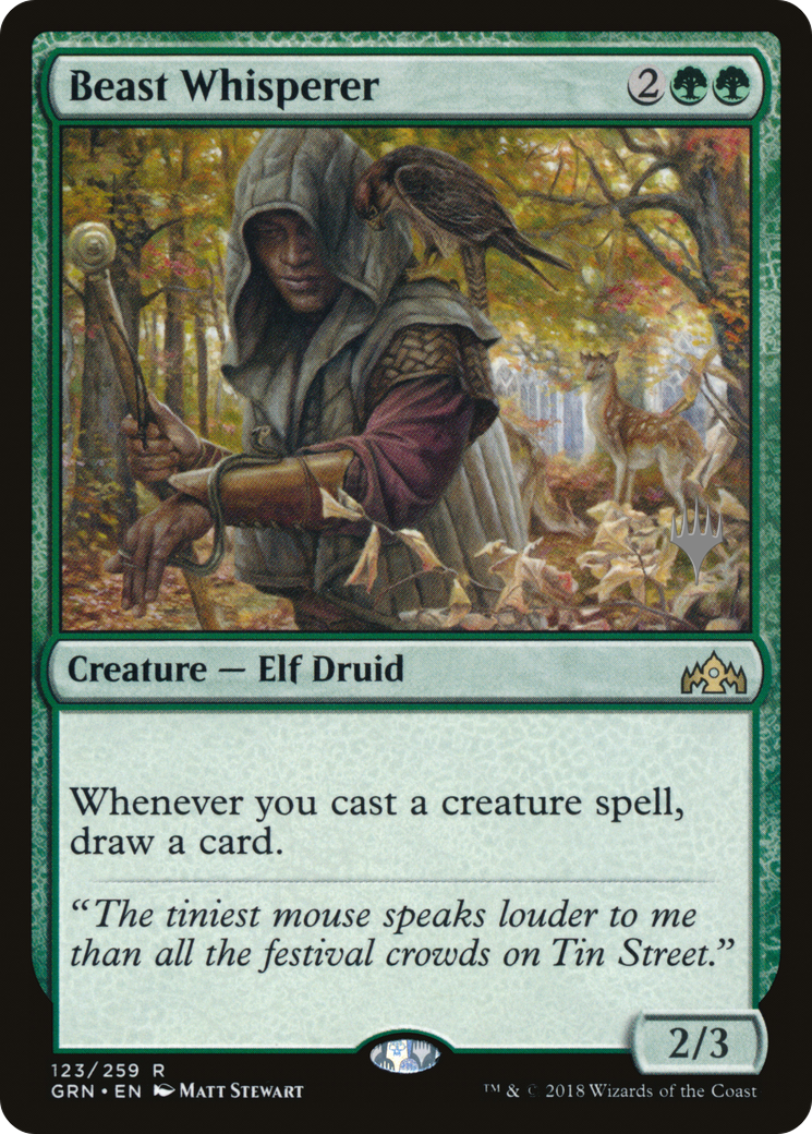 Beast Whisperer (PPELD-123P) - Guilds of Ravnica Promos Foil