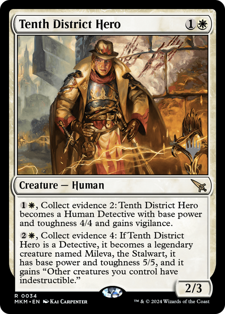 Tenth District Hero (PPMKM-34P) - Murders at Karlov Manor Promos