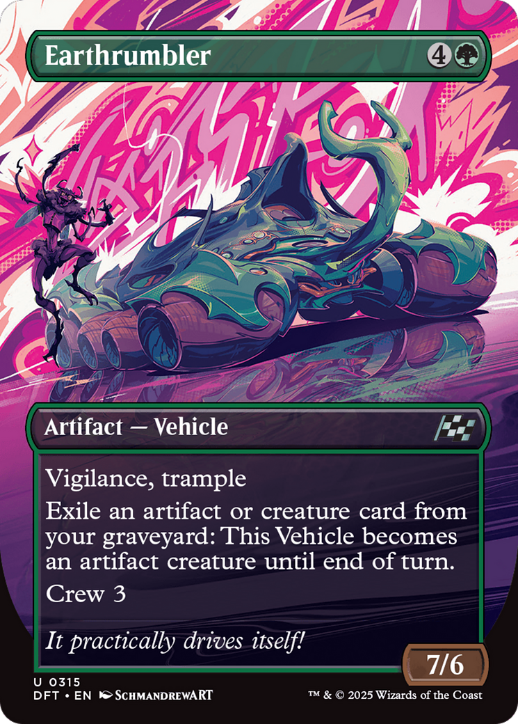 Earthrumbler (DFT-315) - Aetherdrift (Borderless) Foil